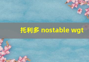 托利多 nostable wgt